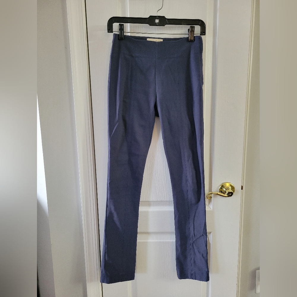 M.M. LaFleur Foster Cigarette Dress Pant in Monsoon (Blue-Gray) Size 0P Trouser